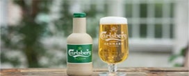 Garrafa de papel para cerveja produzida com recursos renováveis